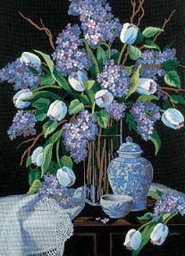 Lilacs and Lace by Dimensions