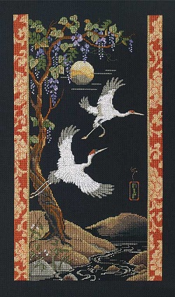 Cranes by Janlynn
