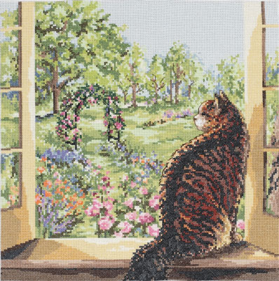 View Of The Garden by Janlynn