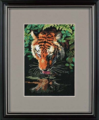 Tiger Reflection by Dimensions