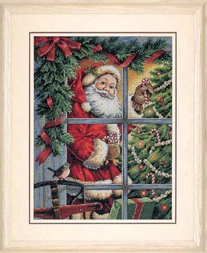 Candy Cane Santa by Dimensions