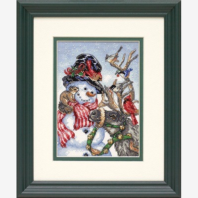 Snowman & Reindeer by Dimensions