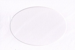 Large Needlework Cards-Oval opening