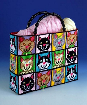 Cats tote by Design Works