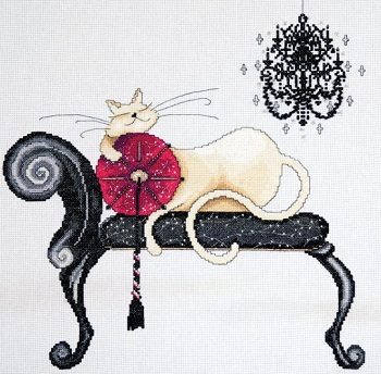 Chandelier Cat by Design Works