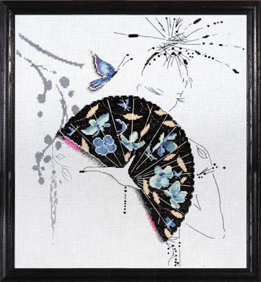 Lady with Fan by Design Works