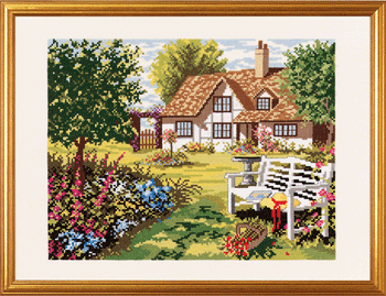 Cottage Garden by Eva Rosenstand