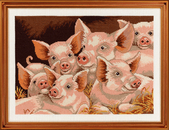 Pigs By Eva Rosenstand