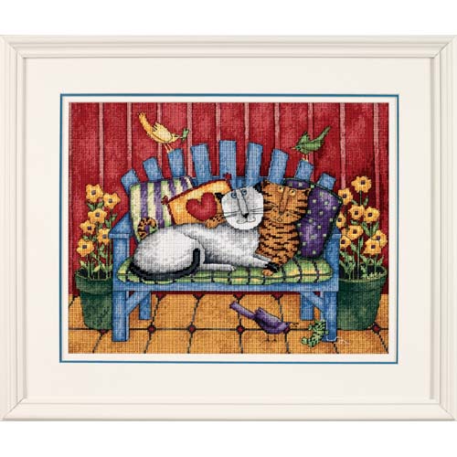 Porch Cats by Dimensions