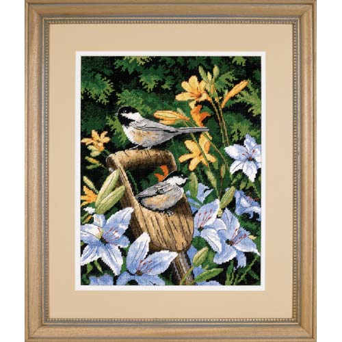 Chickadees & Lilies by Dimensions