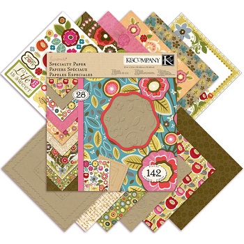 Handmade Cara Marie 12x12 Specialty Paper Pad by K&E company