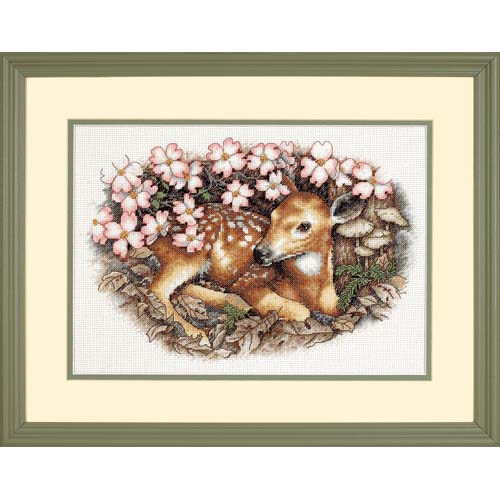 Fawn and Blossoms by Dimensions