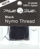 Black nymo thread by Mill Hill