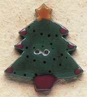 Christmas tree button by Debbie Mumm