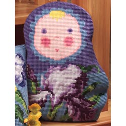 Baba Iris Pillow by Collection d'Art