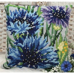 Bleuets Pillow by Collection d'Art