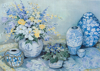 Blue Delphinium by Candamar