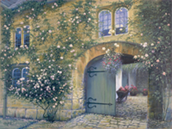 Cobblestone Courtyard by Candamar