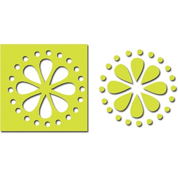 Floral Dot Medium Punch