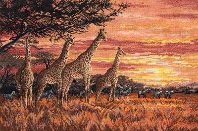 Savannah Sundown by Maia