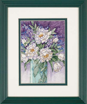 White Peonies by Dimensions