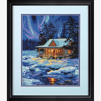 Winter Sky Cabin by Dimensions