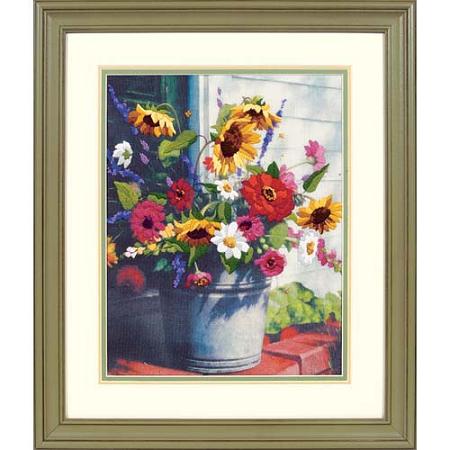 Bucket of Flowers by Dimensions