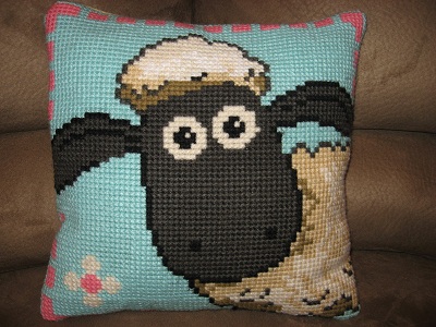 Hand-stitched "Shaun the Sheep" by Anchor