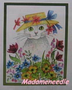 Woodpoppy-printed panel by Di van Niekerk