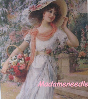 The Flower Girl-printed panel by Di van Niekerk