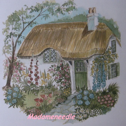 Silver Birch-printed panel by Di van Niekerk