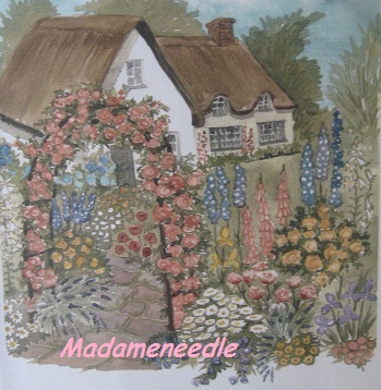 Rose Arch - printed panel by Di van Niekerk