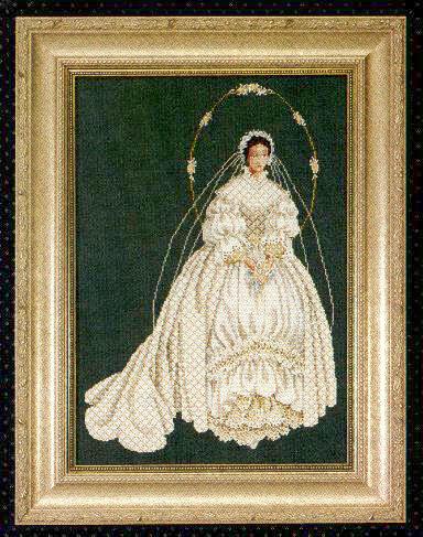 I Thee wed cross-stitch chart