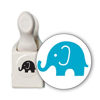 Double Embossed Elephant punch