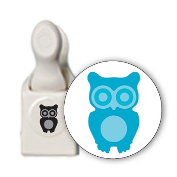 Owl Medium Double Embossed Punch
