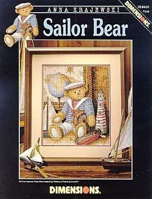 Sailor Bear cross-stitch chart