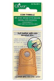 Leather thimble by Clover