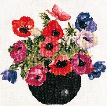 Thea Gouverneur GOK1064 Bowl of Anemones