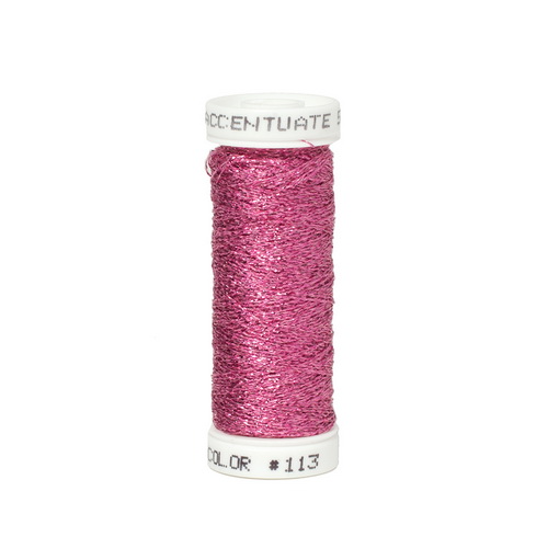 Accentuate Metallic Thread - 113 Candy Pink