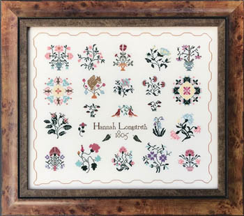 Queenstown Sampler Designs Hannah Longstreth 1805