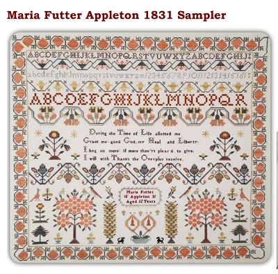Giulia Punti Antici Maria Futter Appleton 1831 sampler