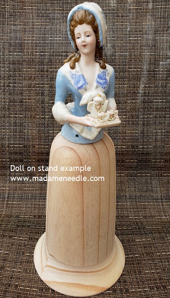 Wooden doll stand number 83