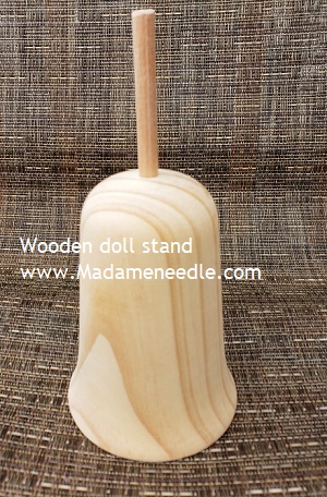 Wooden doll stand number 89