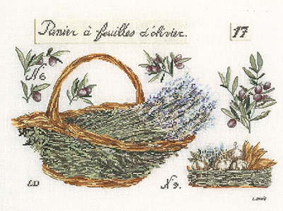 Thea Gouverneur GOK2098 Basket of lavender