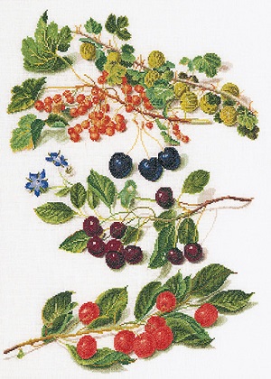 Thea Gouverneur GOK3063 Sprigs of berries