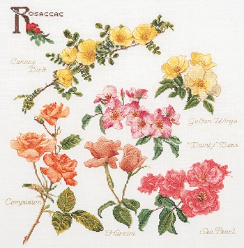 Thea Gouverneur GOK3066 Rose branches