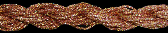Threadworx Overdyed Metallic 4 - 410781 Gilded Golden Pink