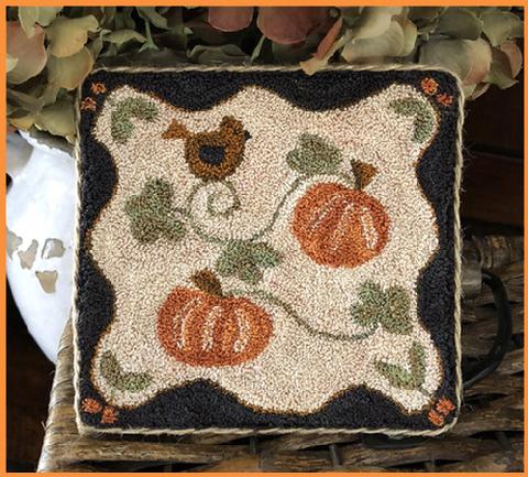Little House Needleworks Country Pumpkins Punchneedle