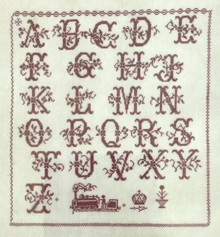 Victorian Rose Needlearts ABC des Fleurs c 1865
