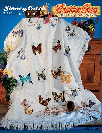 Stoney Creek Book - Book 510 Butterflies Collectors' Series Afghan